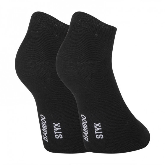 5PACK ponožky Styx low bamboo čierne (5HBN960)