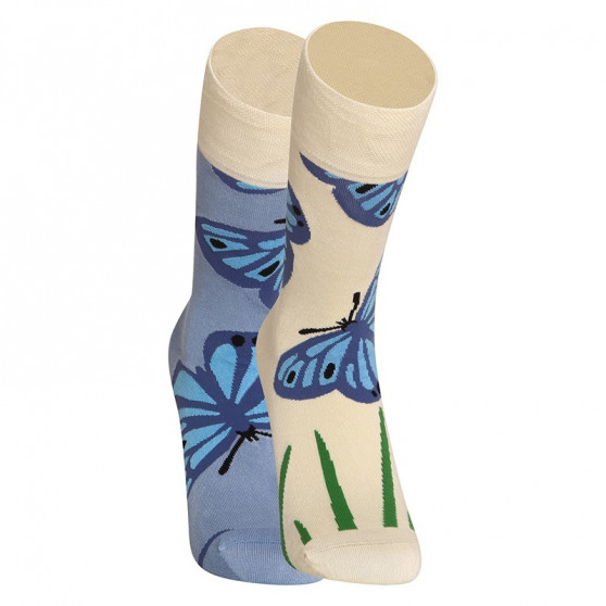 Veselé bambusové ponožky Dedoles Modrý motýľ (D-U-SC-RS-C-B-1554)