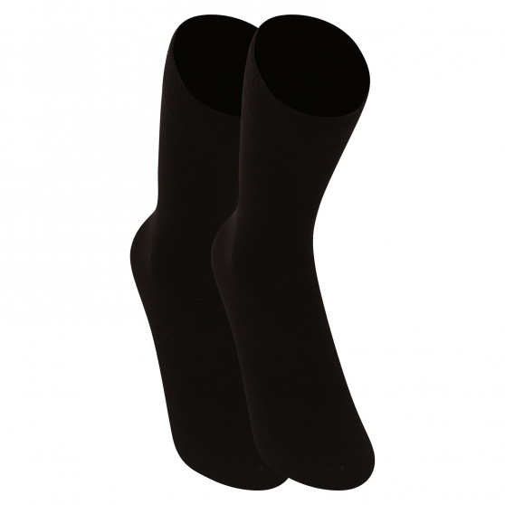 10PACK ponožky Nedeto high bamboo čierne (10NDTP001)