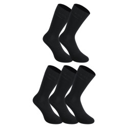 5PACK ponožky Styx high bamboo čierne (5HB960)