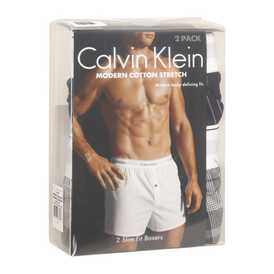 2PACK pánske trenky Calvin Klein viacfarebné (NB1396A-JKZ)