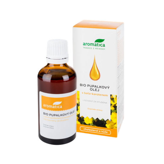Púpalkový olej Aromatica s beta-karoténom a vitamínom E 100 ml (ARO002)