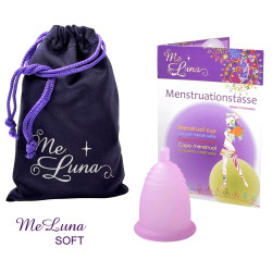 Menštruačný kalíšok Me Luna Soft S s guličkou ružový (MELU001)