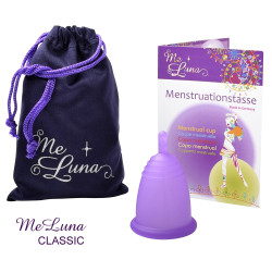 Menštruačný kalíšok Me Luna Classic M so stopkou fialový (MELU040)