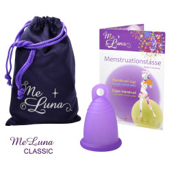 Menštruačný kalíšok Me Luna Classic M s očkom fialový (MELU054)