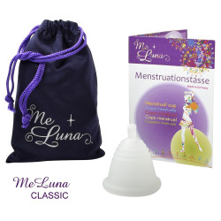 Menštruačný kalíšok Me Luna Classic L Shorty s guličkou číry (MELU107)