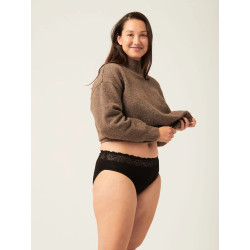 Menštruačné nohavičky Modibodi Sensual Hi-Waist Bikini Moderate-Heavy (MODI4038)