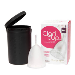 Menštruačný kalíšok Claricup Clear 2 (CLAR02)