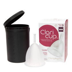 Menštruačný kalíšok Claricup Clear 3 (CLAR03)
