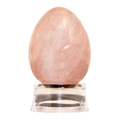 Vajíčko z ružového kremeňa Yoni Spirit - certifikát GIA (YOS01)