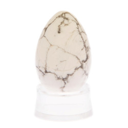 Kamenné vajíčko s otvorom Yoni Spirit magnezit malé (YOS25)