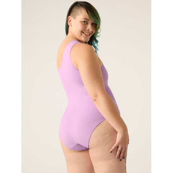 Menštruačné plavky Modibodi One-Shoulder Lavender (MODI4341L)