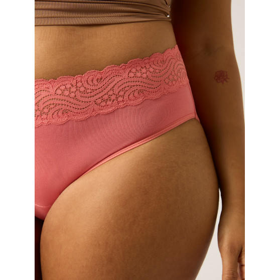 Menštruačné nohavičky Modibodi Sensual Hi-Waist Bikini Light-Moderate Art Deco Pink (MODI4035ADP)