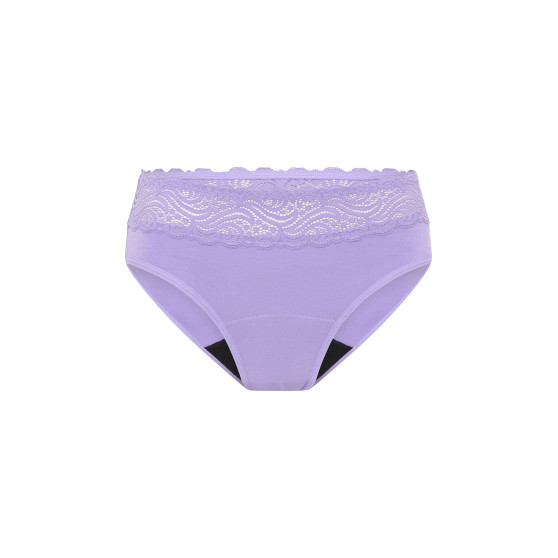 Menštruačné nohavičky Modibodi Sensual Hi-Waist Bikini Moderate-Heavy Lavender (MODI4038L)