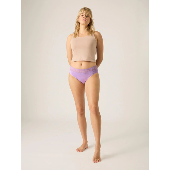 Menštruačné nohavičky Modibodi Sensual Hi-Waist Bikini Moderate-Heavy Lavender (MODI4038L)
