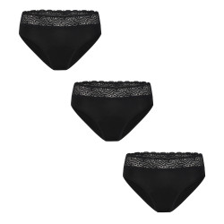 3PACK Menštruačné nohavičky Modibodi Sensual Hi-Waist Bikini Moderate-Heavy (MODI5011)